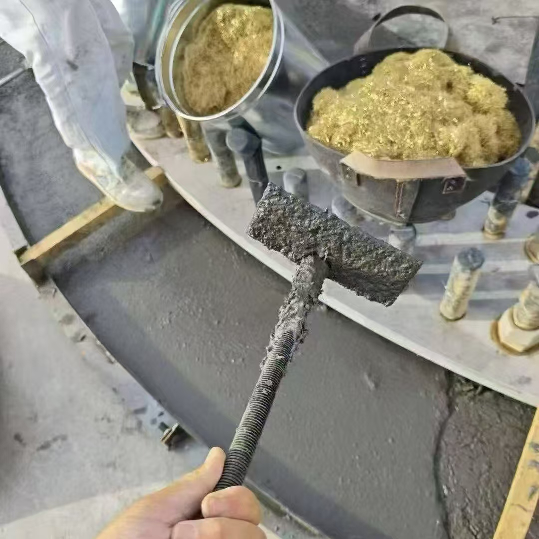 大足C120钢纤维高强无收灌浆料 轧机压缩机汽轮机发电机锻压设备底座灌浆材料